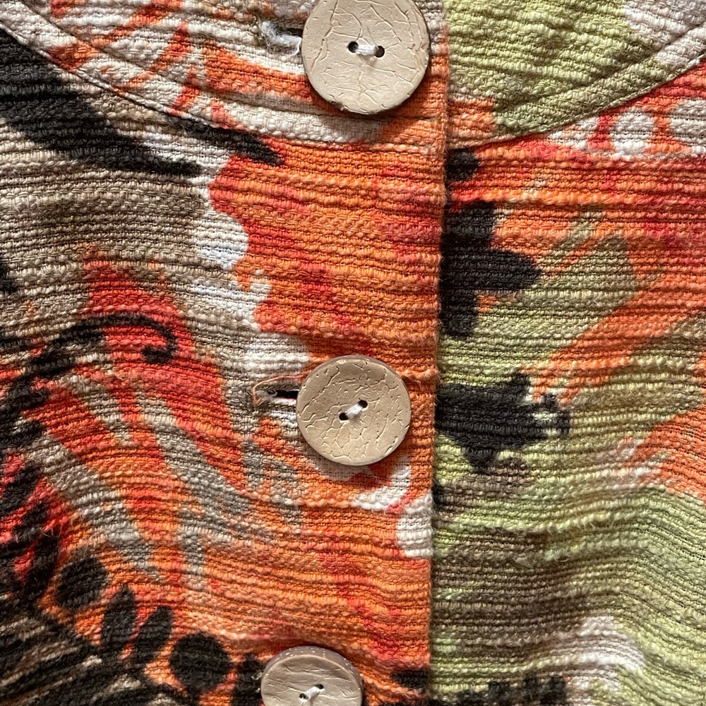 Alexis & Avery Multicolor‎ Button-Up Jacket - Picture 6 of 7